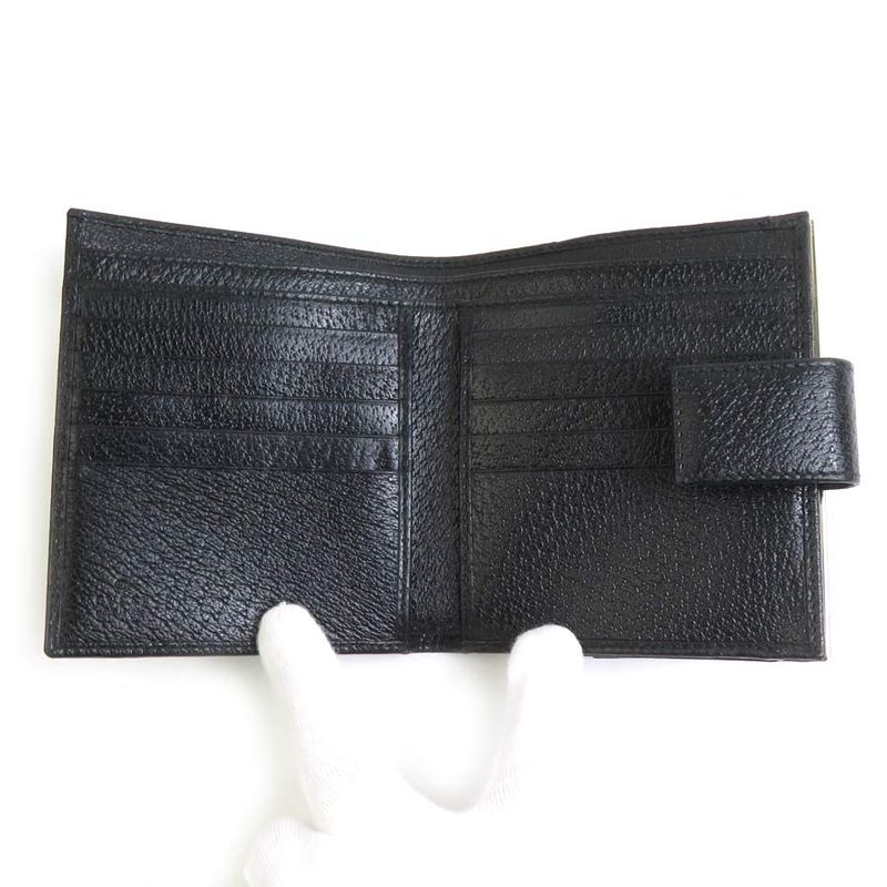 Gucci Bifold Wallet Leather Black