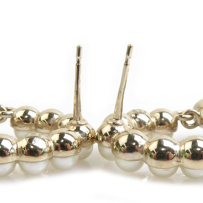 Chanel Earrings Quilted Gold