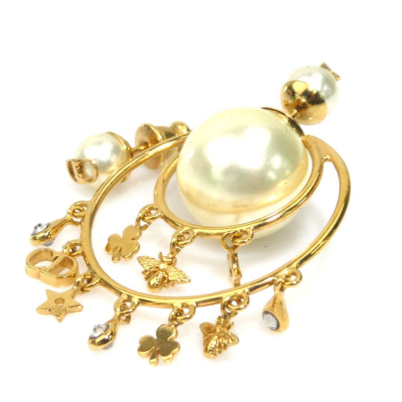 Dior Earrings Tribal Gold
