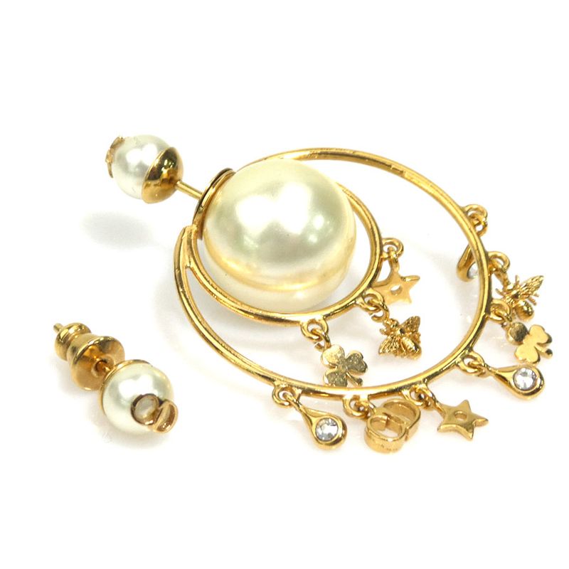 Dior Earrings Tribal Gold