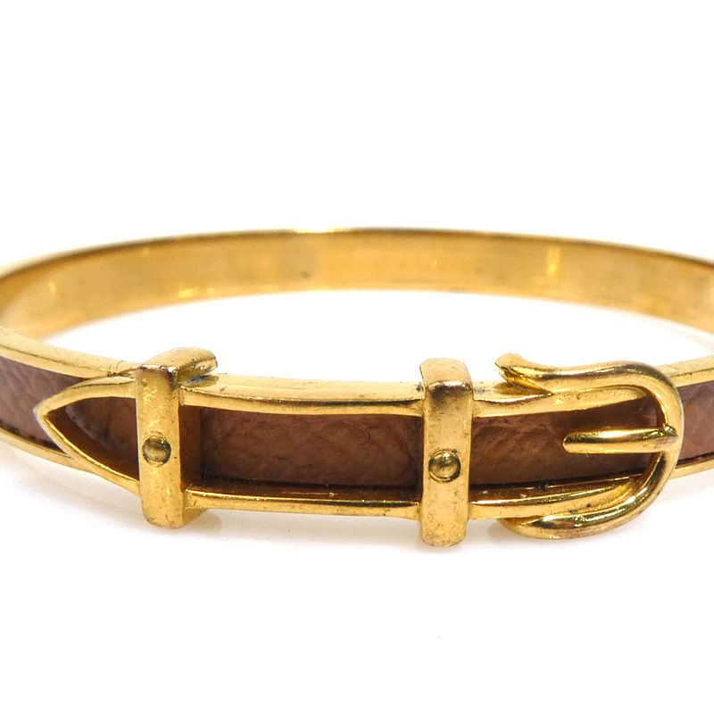 Hermes Bracelet Belt Motif Brown