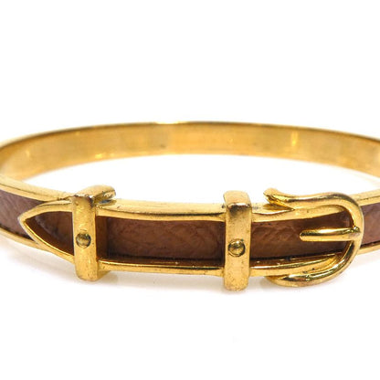 Hermes Bracelet Belt Motif Brown