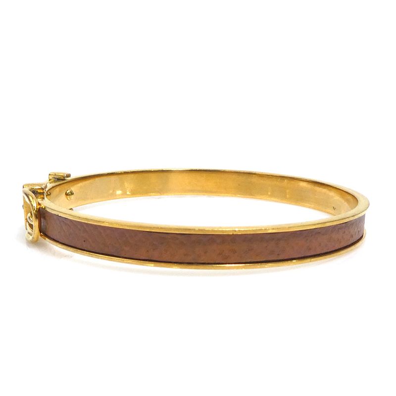 Hermes Bracelet Belt Motif Brown