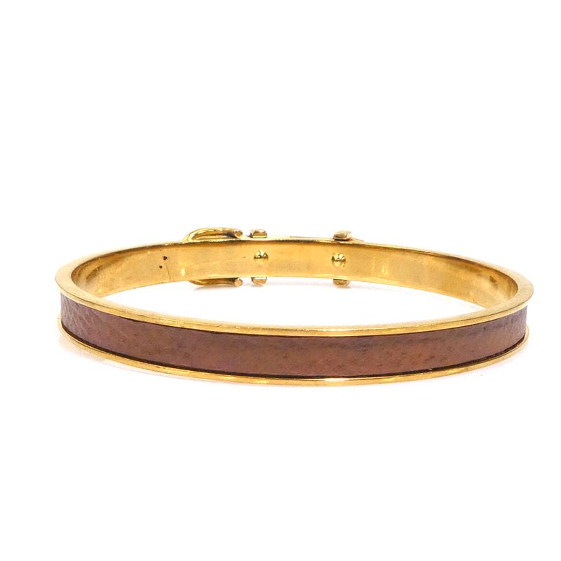 Hermes Bracelet Belt Motif Brown