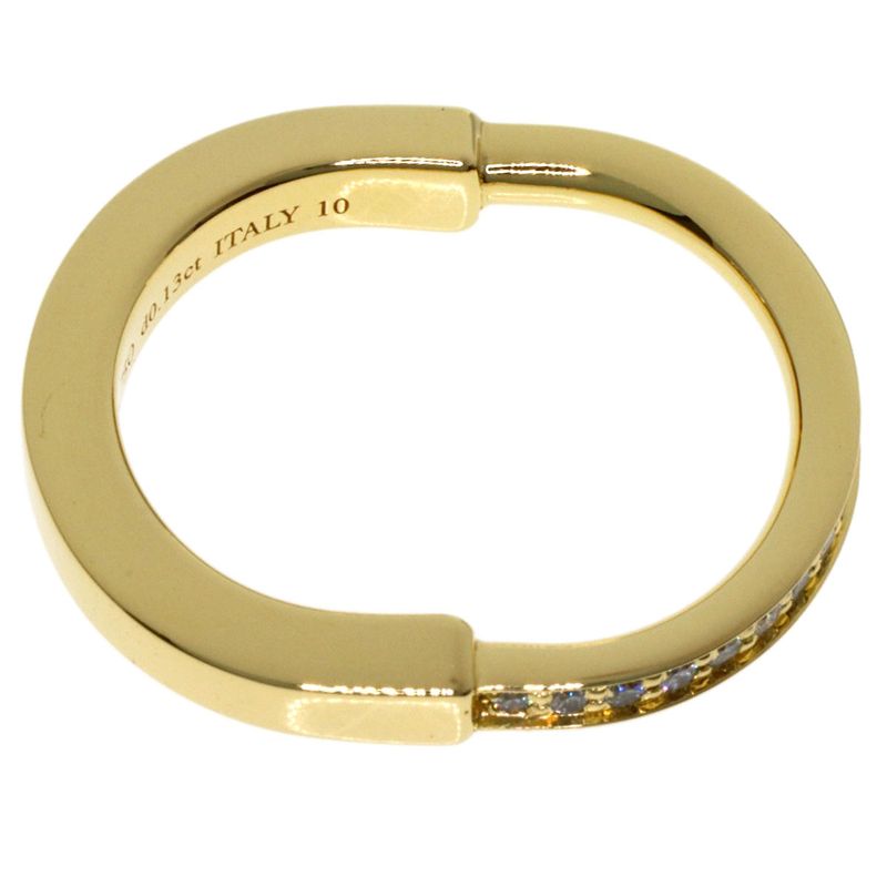 Tiffany & Co Rock Diamond Ring 18K Yellow Gold