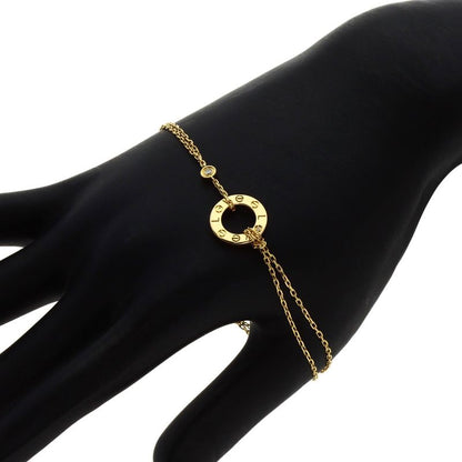 Cartier Love Circle Diamond Bracelet 18K Yellow Gold