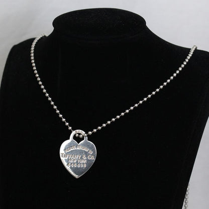Tiffany & Co Return to Heart Necklace 925 Sterling Silver