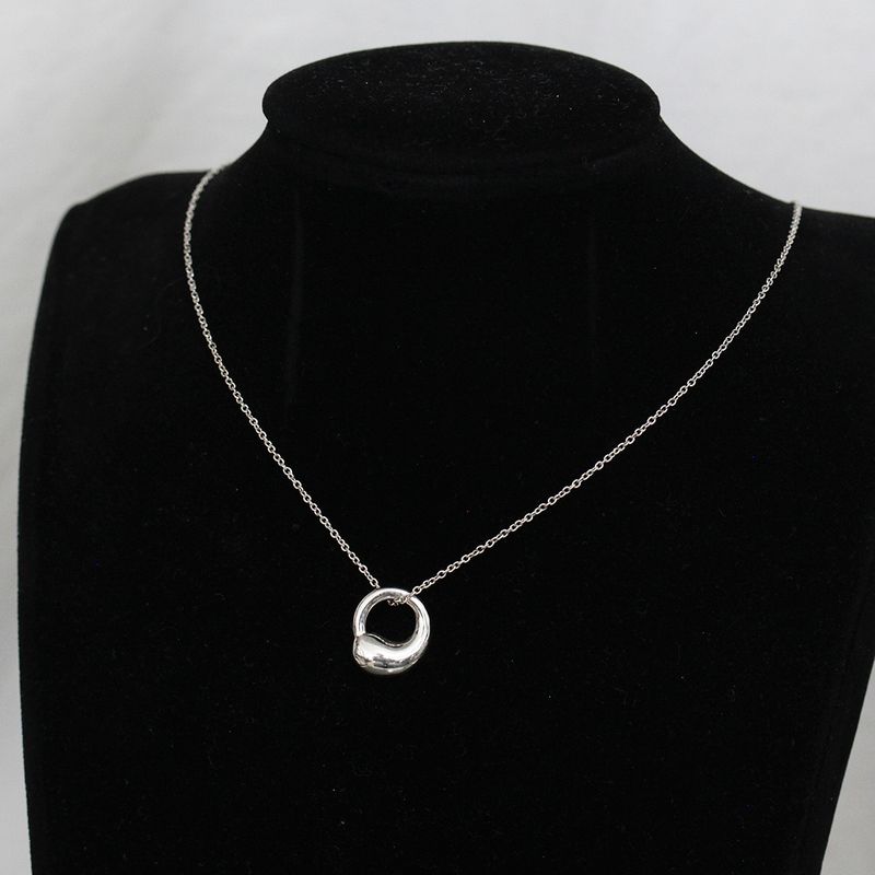 Tiffany & Co Eternal Circle Necklace 925 Sterling Silver