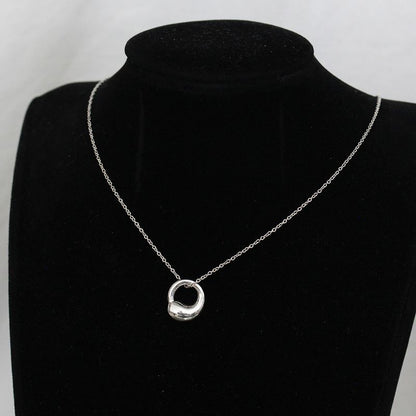 Tiffany & Co Eternal Circle Necklace 925 Sterling Silver