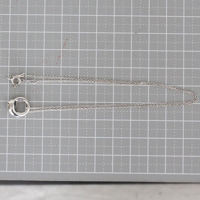Tiffany & Co Eternal Circle Necklace 925 Sterling Silver