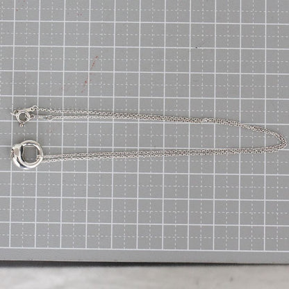 Tiffany & Co Eternal Circle Necklace 925 Sterling Silver