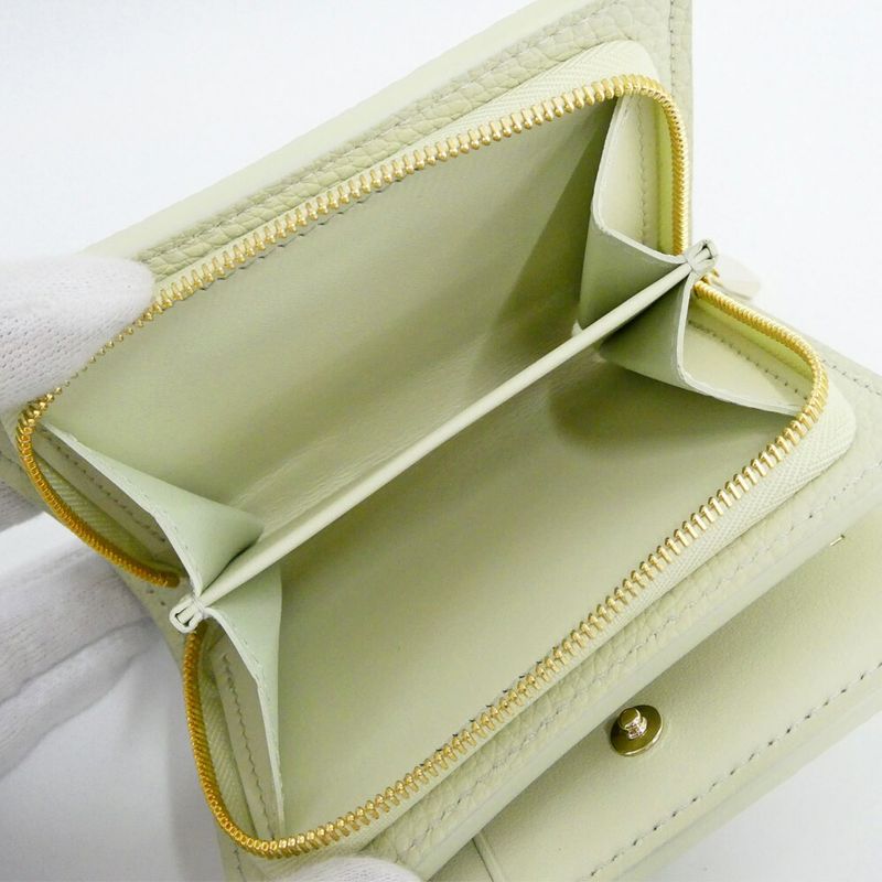 Louis Vuitton Portefeuille Mahina Jade Green Bifold Wallet