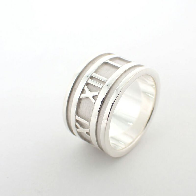 Tiffany & Co 925 Atlas Wide Ring