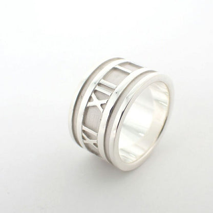 Tiffany & Co 925 Atlas Wide Ring