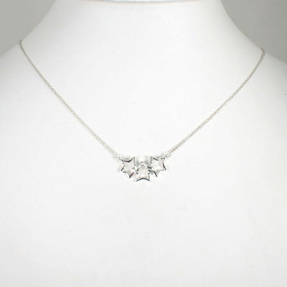 Tiffany & Co 925 Triple Star Necklace