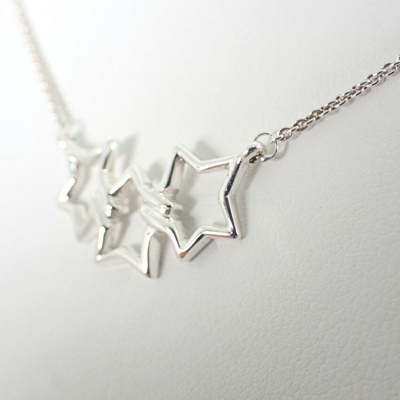 Tiffany & Co 925 Triple Star Necklace