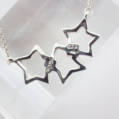 Tiffany & Co 925 Triple Star Necklace