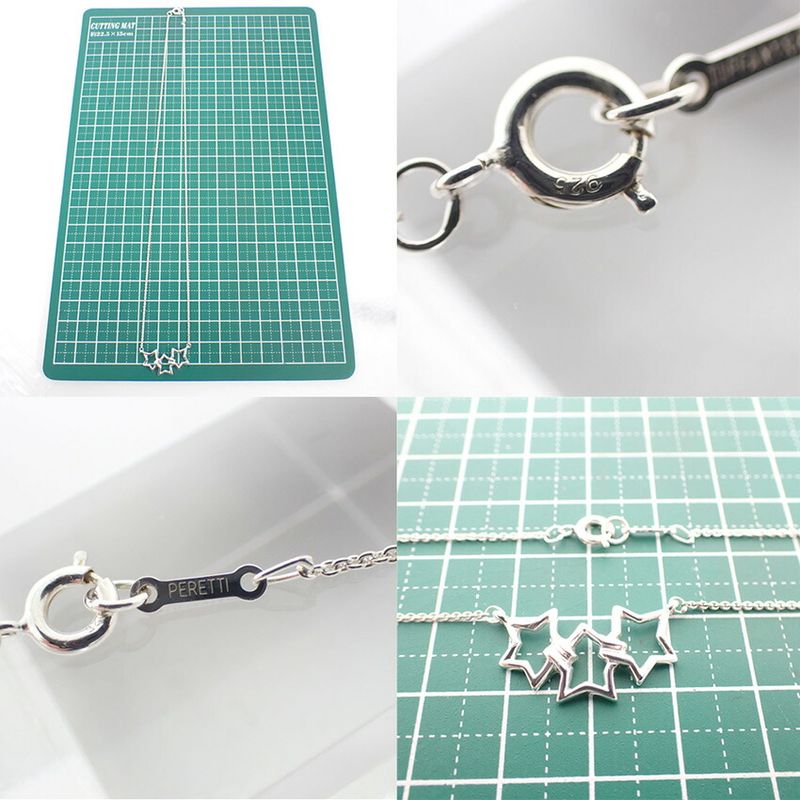 Tiffany & Co 925 Triple Star Necklace