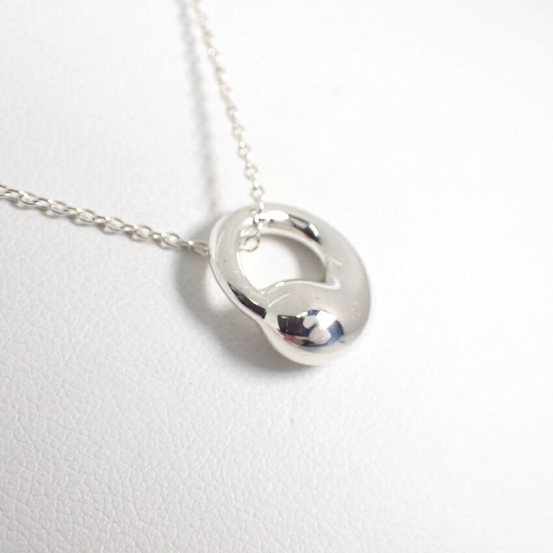 Tiffany & Co 925 Eternal Circle Pendant Necklace