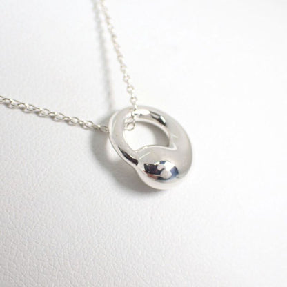 Tiffany & Co 925 Eternal Circle Pendant Necklace