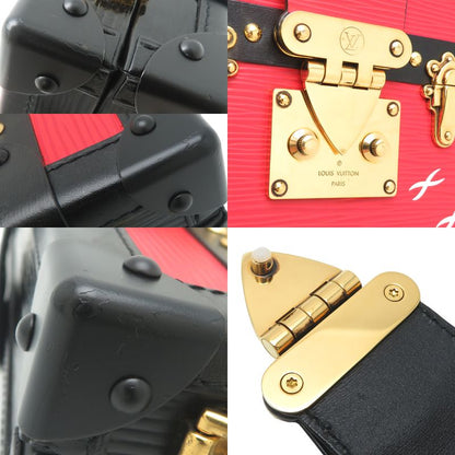 Louis Vuitton Shoulder Bag Black Red