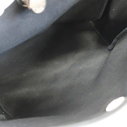 Hermes Herbag Shoulder Bag Black Silver