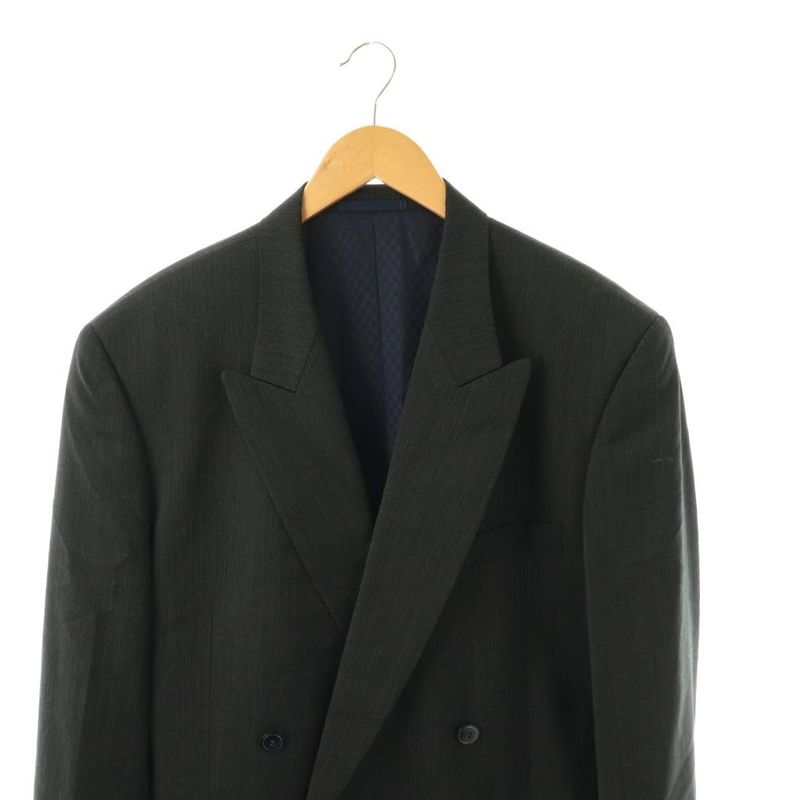 Versace Molto Bravo Gianni Fabric Tailored Jacket Wool Double