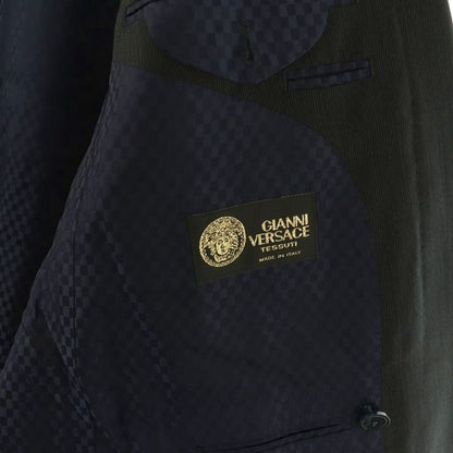 Versace Molto Bravo Gianni Fabric Tailored Jacket Wool Double