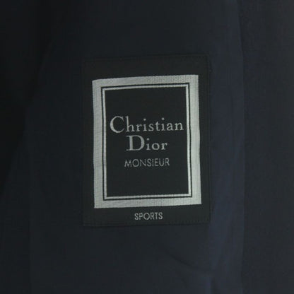 Dior Tailored Jacket Black Leather Long Sleeve Fully