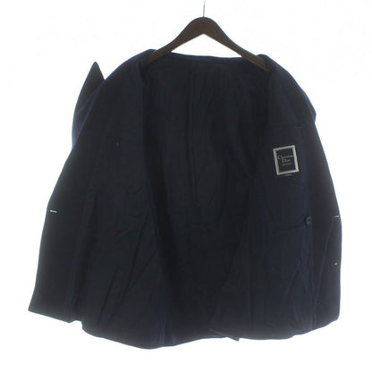 Dior Tailored Jacket Black Leather Long Sleeve Fully