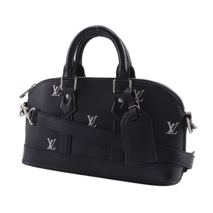Louis Vuitton Alma East West 2-Way Shoulder Calf Black Handbag