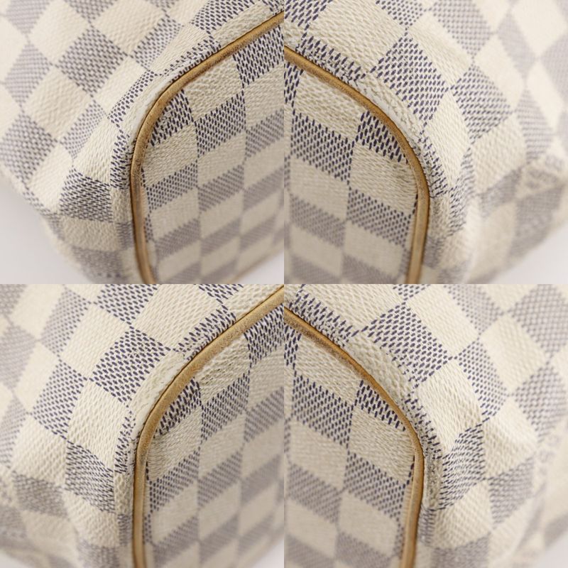 Louis Vuitton Saleya PM Damier Azur Canvas White Handbag