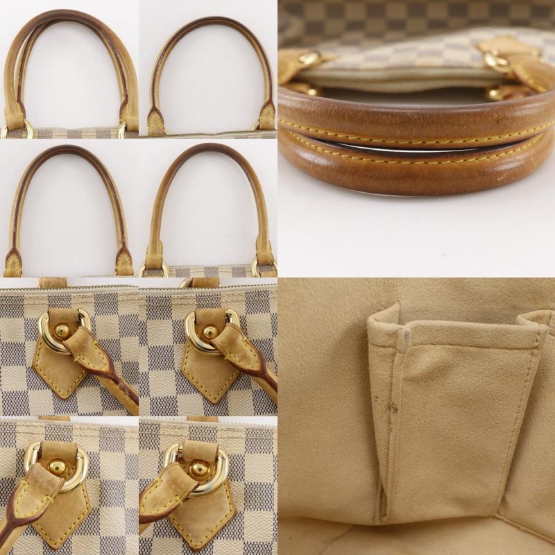 Louis Vuitton Saleya PM Damier Azur Canvas White Handbag