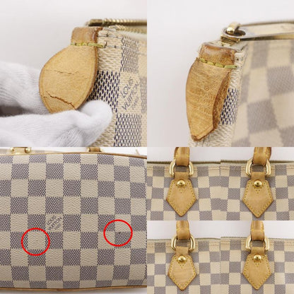 Louis Vuitton Saleya PM Damier Azur Canvas White Handbag