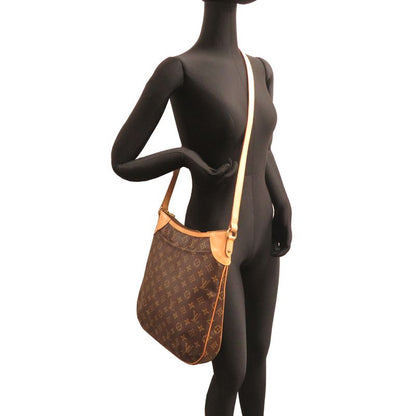 Louis Vuitton Shoulder Bag Leather Brown