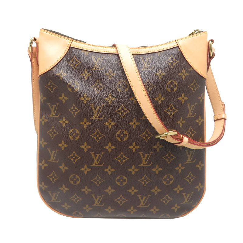 Louis Vuitton Shoulder Bag Leather Brown
