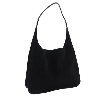 Gucci Suede Black Shoulder Bag