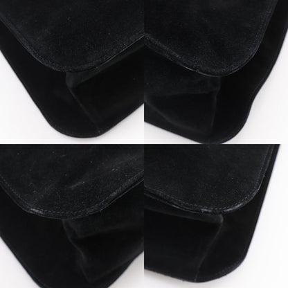 Gucci Suede Black Shoulder Bag