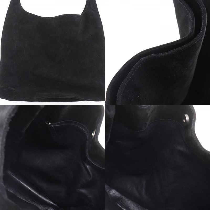 Gucci Suede Black Shoulder Bag