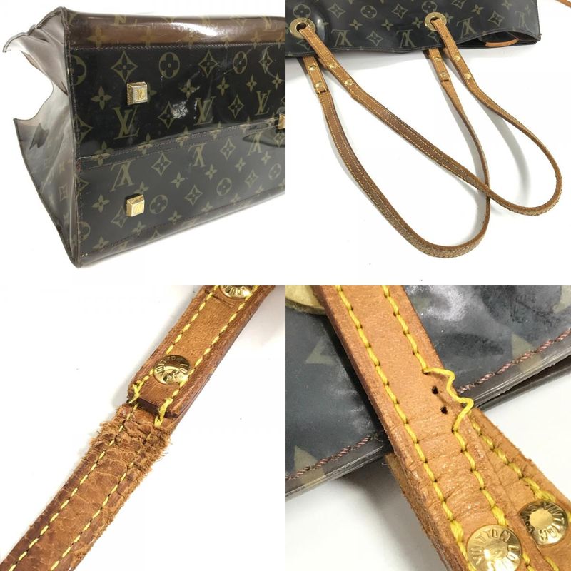 Louis Vuitton Tote Cabacles Vinyl Brown
