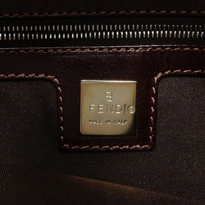 Fendi Shoulder Bag Mamma Bucket Denim Silver