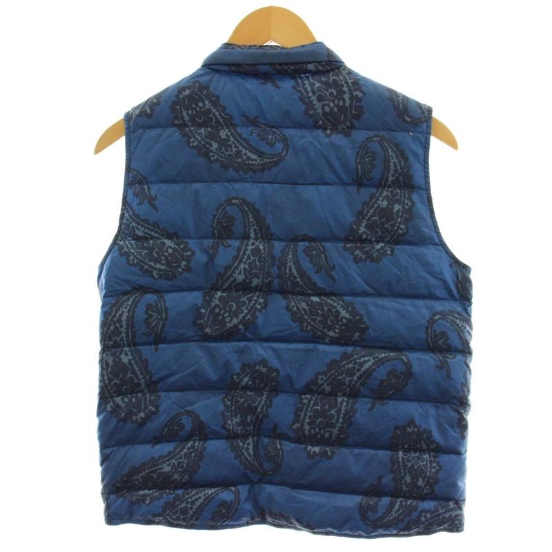 Moncler Gui Imprime Gilet Down Vest Paisley Pattern Nylon 14