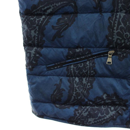 Moncler Gui Imprime Gilet Down Vest Paisley Pattern Nylon 14