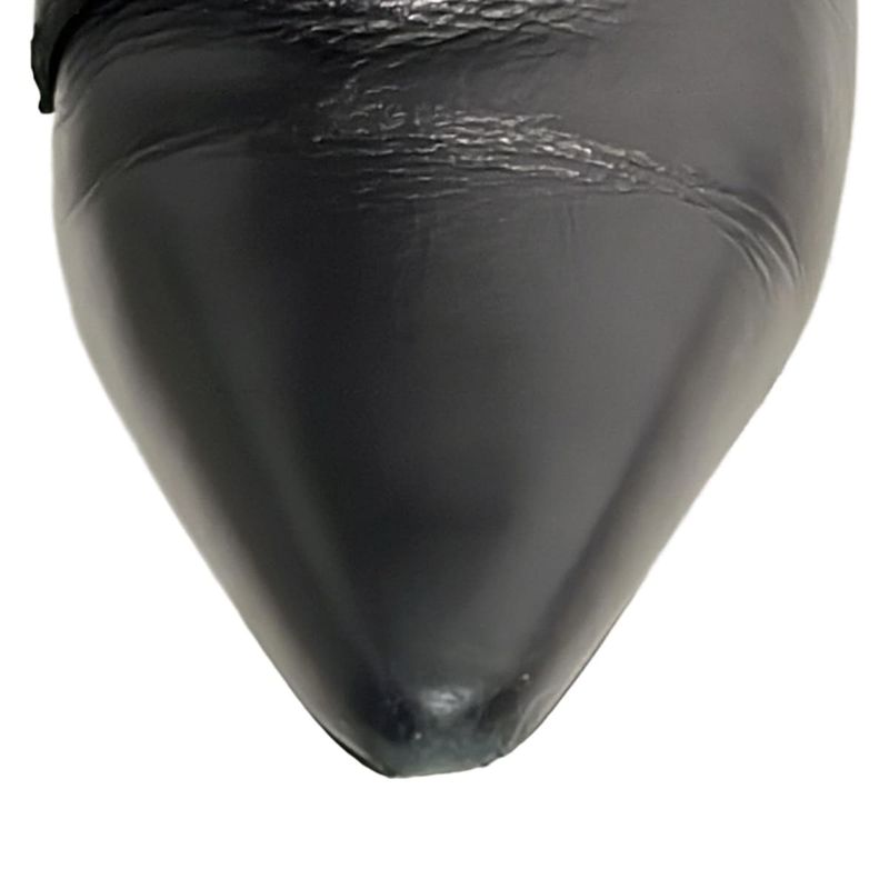 Louis Vuitton Short Boots 34.5 Black Dark Brown Janet X