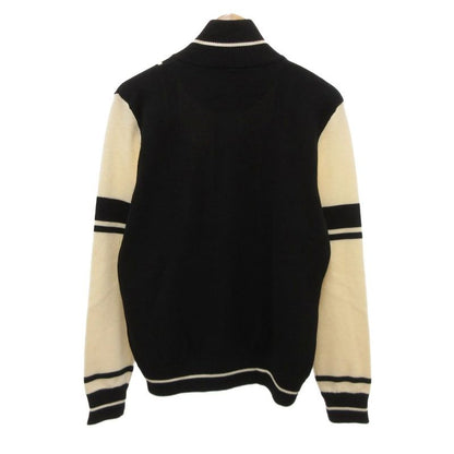 Dolce & Gabbana Driver's Knit Sweater Jacket Bicolor 46 White Black