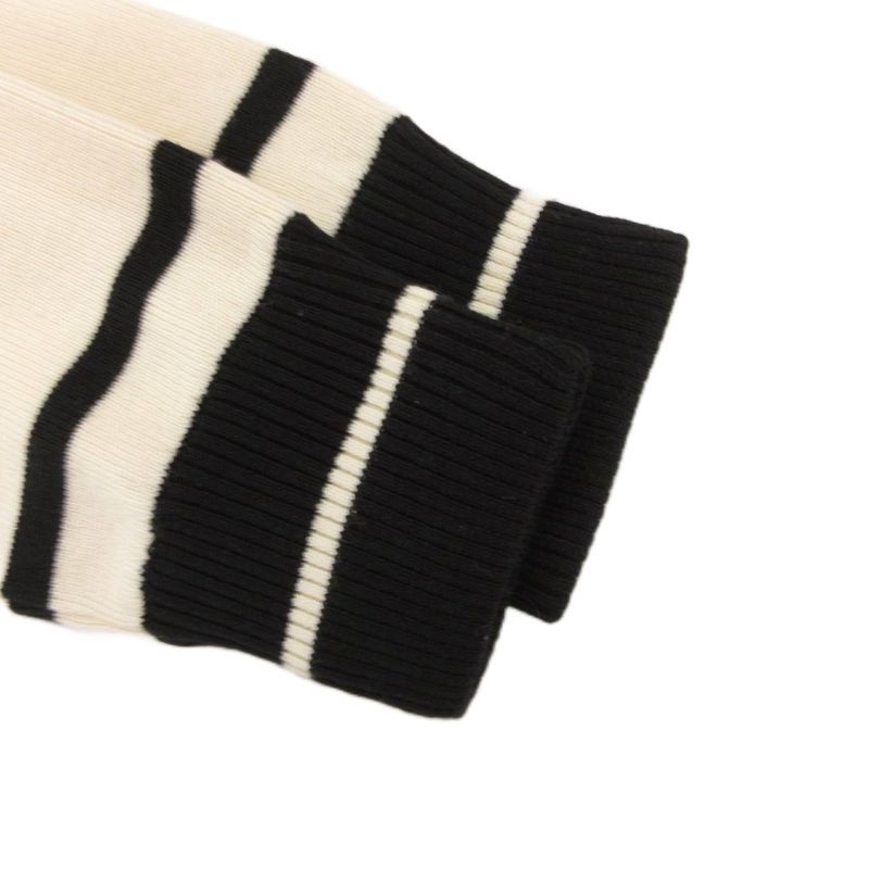 Dolce & Gabbana Driver's Knit Sweater Jacket Bicolor 46 White Black
