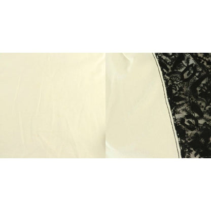 Louis Vuitton T-Shirt Short Sleeve Lace 36 Black White DF