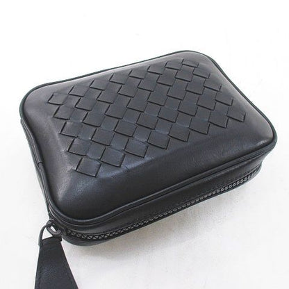 Bottega Veneta Portable Tote Eco Butterfly Print Intrecciato Black