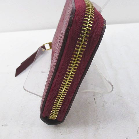 Louis Vuitton Monogram Empreinte Zippy Wallet Zip Around Bordeaux