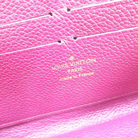 Louis Vuitton Monogram Empreinte Zippy Wallet Zip Around Bordeaux